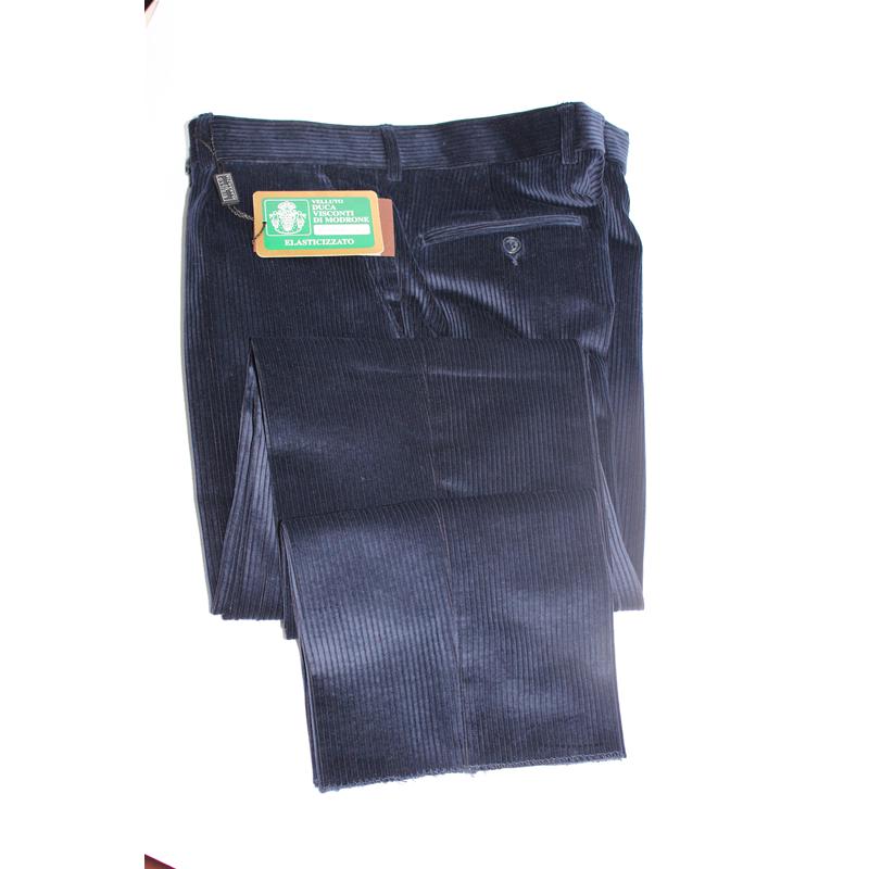 .PANTALONE VELLUTO VISCONTI DI MODRONE ELASTICIZZATO MADE IN ITALY FINO ALLA TG.75