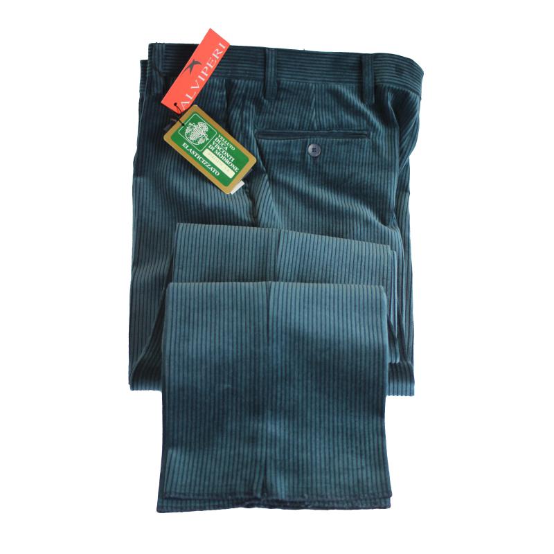 . PANTALONE UOMO VELLUTO VISCONTI DI MODRONE ELASTICIZZATO 13 COLORI ANCHE TAGLIE FORTI FINO ALLA TG.71