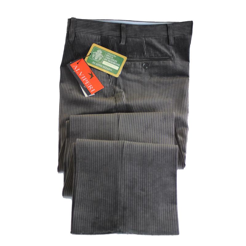 . PANTALONE UOMO VELLUTO VISCONTI DI MODRONE ELASTICIZZATO 13 COLORI ANCHE TAGLIE FORTI FINO ALLA TG.71