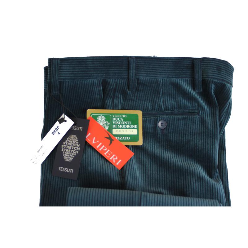 . PANTALONE UOMO VELLUTO VISCONTI DI MODRONE ELASTICIZZATO 13 COLORI ANCHE TAGLIE FORTI FINO ALLA TG.71