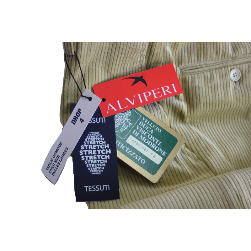 . PANTALONE UOMO VELLUTO VISCONTI DI MODRONE ELASTICIZZATO 13 COLORI ANCHE TAGLIE FORTI FINO ALLA TG.71