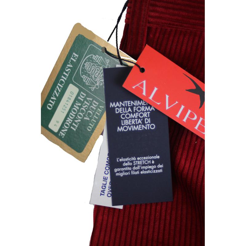 . PANTALONE UOMO VELLUTO VISCONTI DI MODRONE ELASTICIZZATO 13 COLORI ANCHE TAGLIE FORTI FINO ALLA TG.71