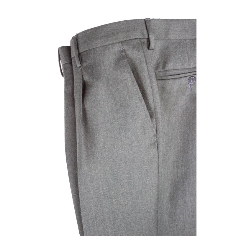 PANTALONE UOMO CLASSICO PURA LANA JASPÈ VESTIBILITÀ COMODA TAGLIE FORTI E CALIBRATE FINO ALLA TG.71