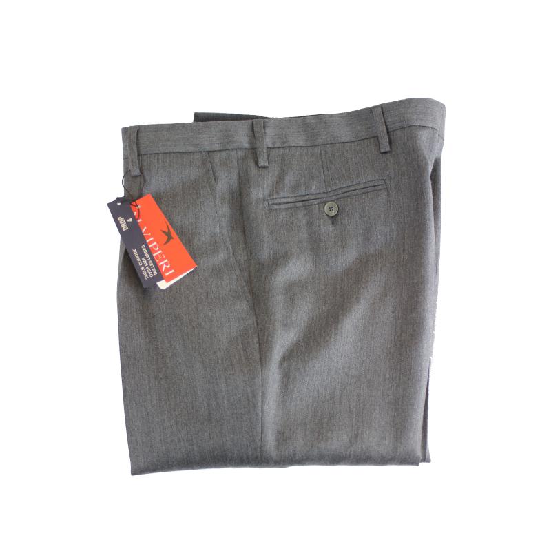 PANTALONE UOMO CLASSICO PURA LANA JASPÈ VESTIBILITÀ COMODA TAGLIE FORTI E CALIBRATE FINO ALLA TG.71
