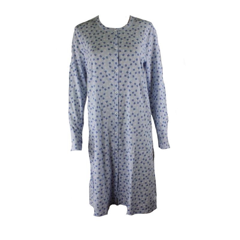 CAMICIA DA NOTTE LINCLALOR CALDO COTONE INTERLOCK APERTA BOTTONI ART.92661