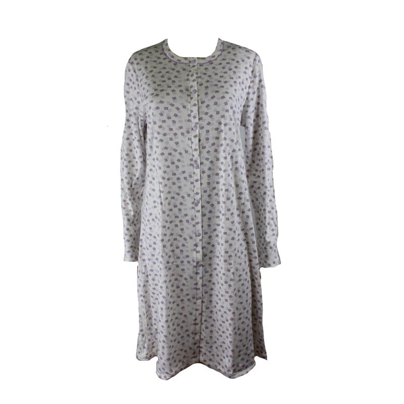 CAMICIA DA NOTTE LINCLALOR CALDO COTONE INTERLOCK APERTA BOTTONI ART.92661