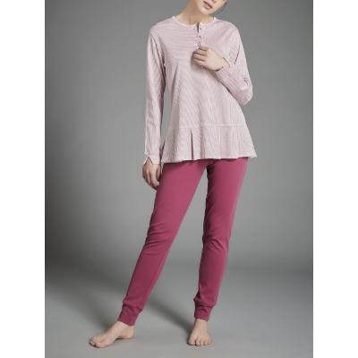 PIGIAMA DONNA RAGNO CALDO COTONE INTERLOCK ART.DA60N1