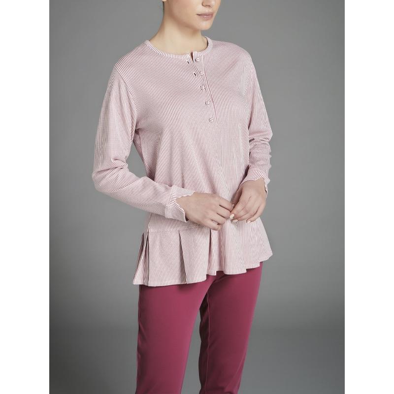 PIGIAMA DONNA RAGNO CALDO COTONE INTERLOCK ART.DA60N1