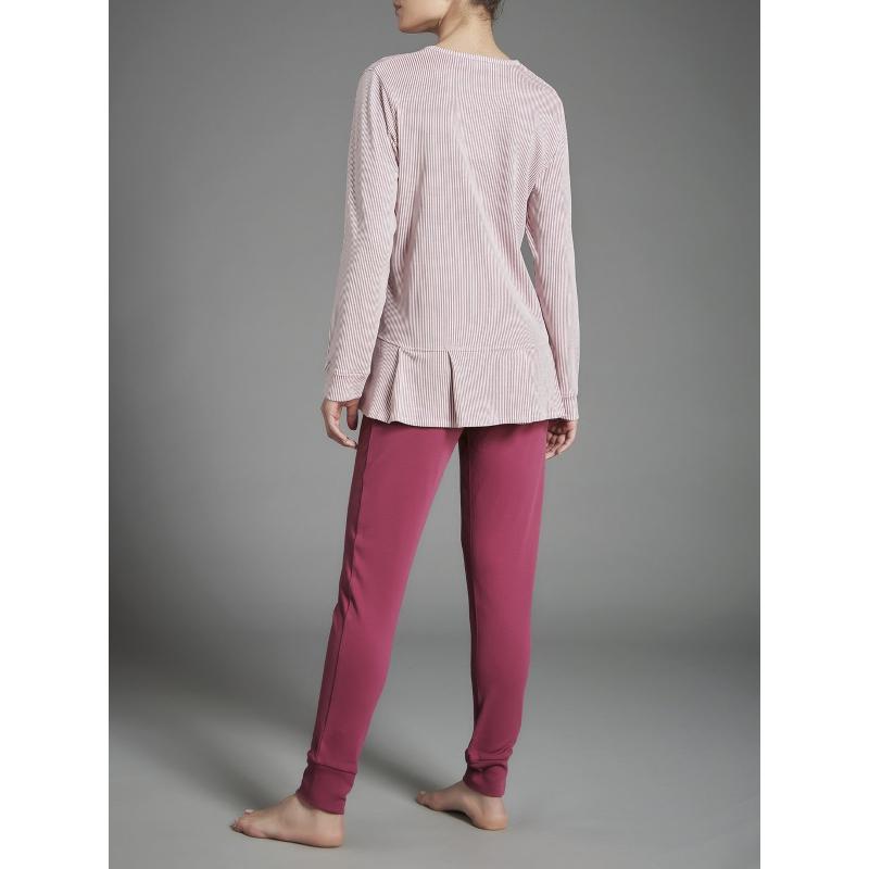 PIGIAMA DONNA RAGNO CALDO COTONE INTERLOCK ART.DA60N1