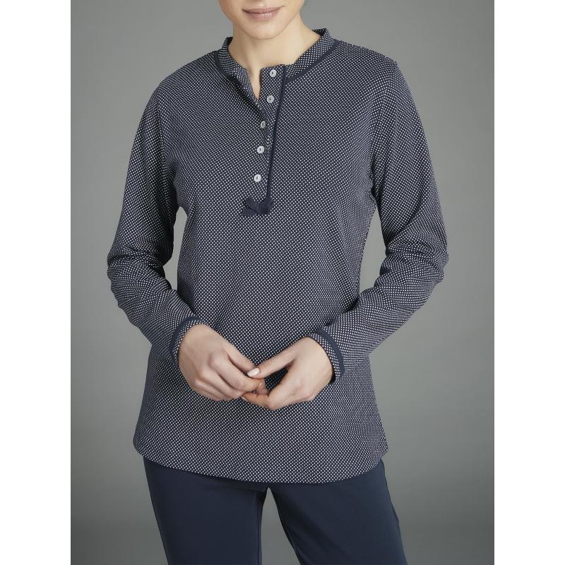 PIGIAMA DONNA RAGNO CALDO COTONE INTERLOCK ART.DA55N1