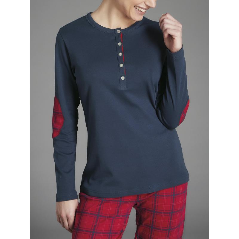 PIGIAMA DONNA RAGNO CALDO COTONE INTERLOCK ART.DA98N0