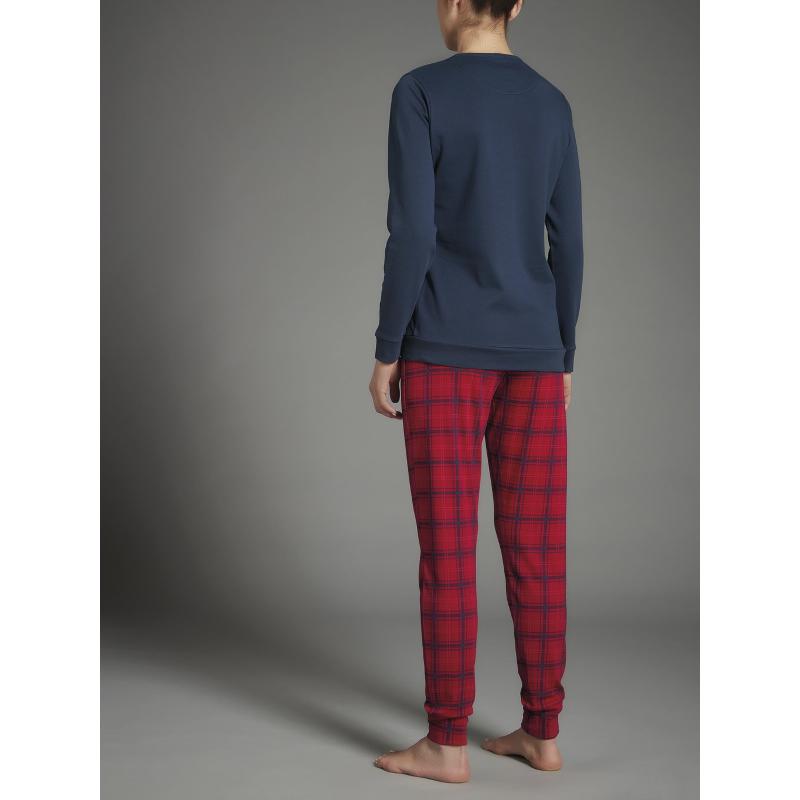 PIGIAMA DONNA RAGNO CALDO COTONE INTERLOCK ART.DA98N1