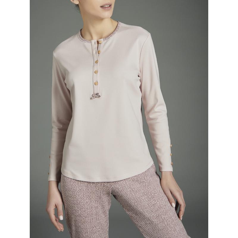 .PIGIAMA DONNA RAGNO CALDO COTONE INTERLOCK SERAFINO ART.DA33N1