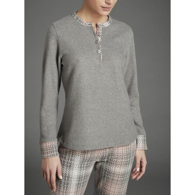 PIGIAMA DONNA RAGNO INVERNALE FELPATO PUNTO MILANO ART.DB97N1