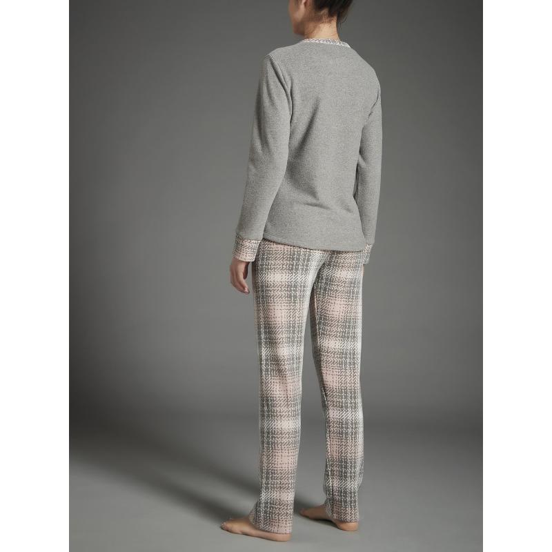 PIGIAMA DONNA RAGNO INVERNALE FELPATO PUNTO MILANO ART.DB97N1