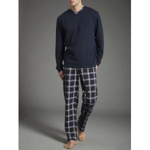 .PIGIAMA UOMO RAGNO CALDO COTONE INTERLOCK ART.U342N2