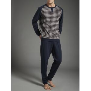 PIGIAMA UOMO RAGNO CALDO COTONE INTERLOCK ART.U343N1