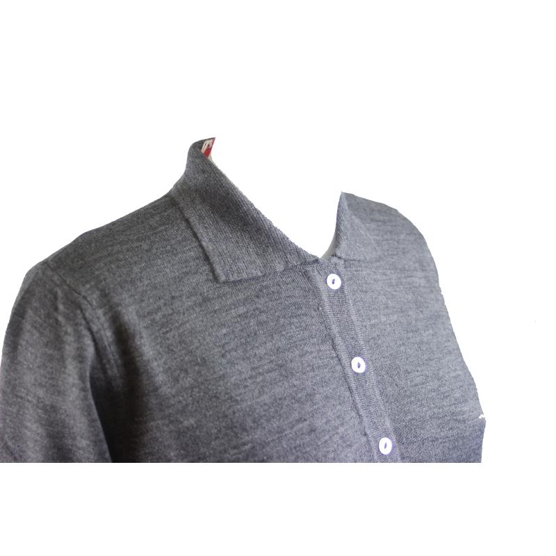 .MAGLIA POLO DONNA 3 BOTTONI.LANA MERINOS 80% MADE IN ITALY S-M-L-XL-XXL