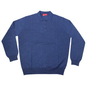 MAGLIA UOMO A POLO CALIBRATA MISTO LANA TAGLIE FORTI MADE IN ITALI 5XL,6XL,7XL