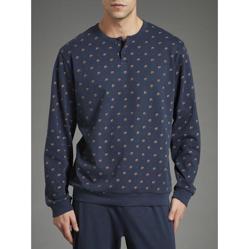 PIGIAMA UOMO RAGNO CALDO COTONE SERAFINO ART.U399N1