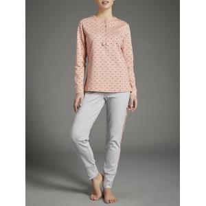 .PIGIAMA DONNA RAGNO CALDO COTONE INTERLOCK ART.DA40NU