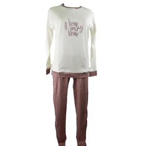 .PIGIAMA DONNA RAGNO CALDO COTONE INTERLOCK ART.DA32N1