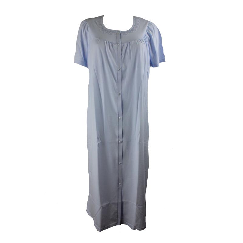 CAMICIA NOTTE LINCLALOR MANICA CORTA APERTA 100% COTONE MAGLINA MANICA RAGLAN ART.71363