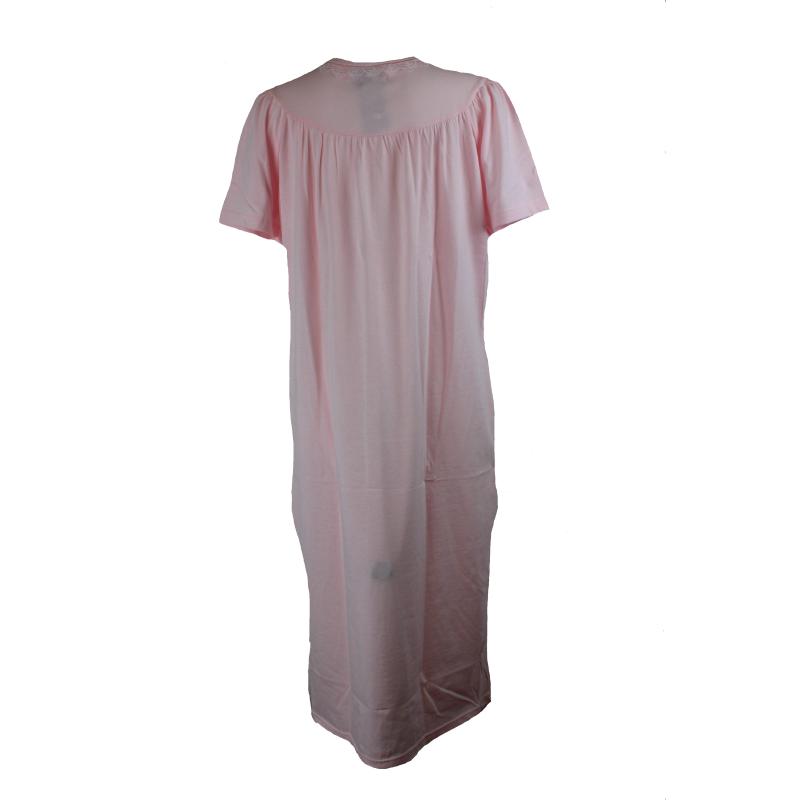 CAMICIA NOTTE LINCLALOR MANICA CORTA APERTA 100% COTONE MAGLINA MANICA RAGLAN ART.71363