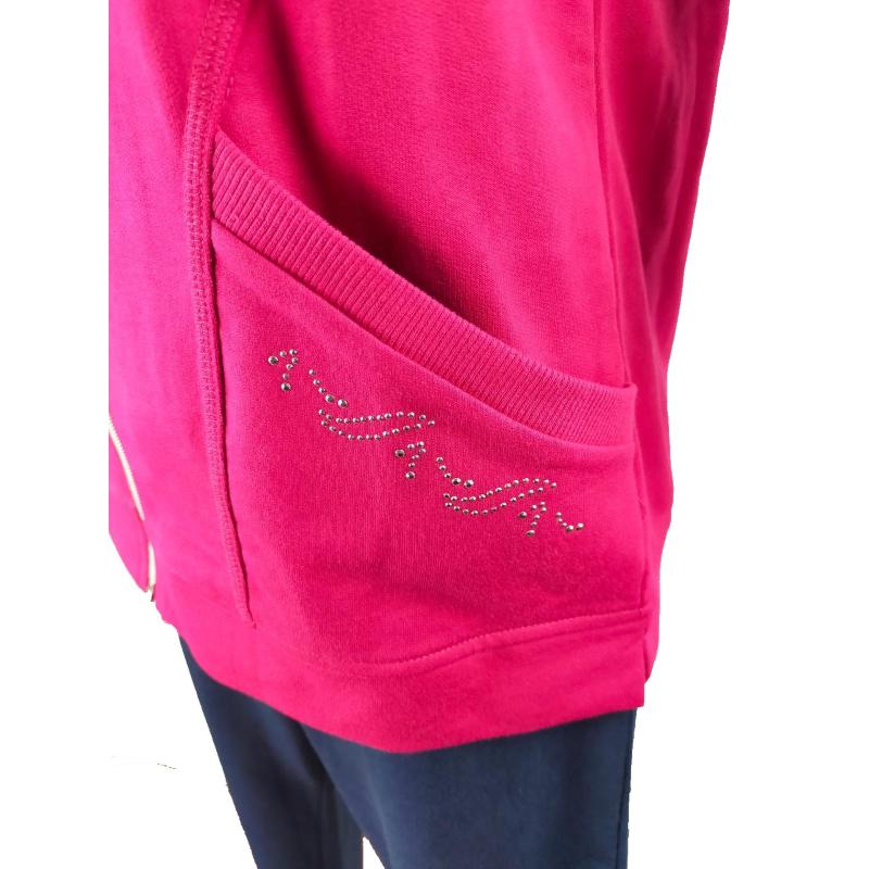 TUTA DONNA CAMPAGNOLO ART.8E76208 GARZATA APERTA CON CERNIERA E TASCHE PALESTRA SPORT GINNASTICA PRIMAVERA