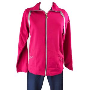 TUTA DONNA CAMPAGNOLO ART.8E76208 GARZATA APERTA CON CERNIERA E TASCHE PALESTRA SPORT GINNASTICA PRIMAVERA