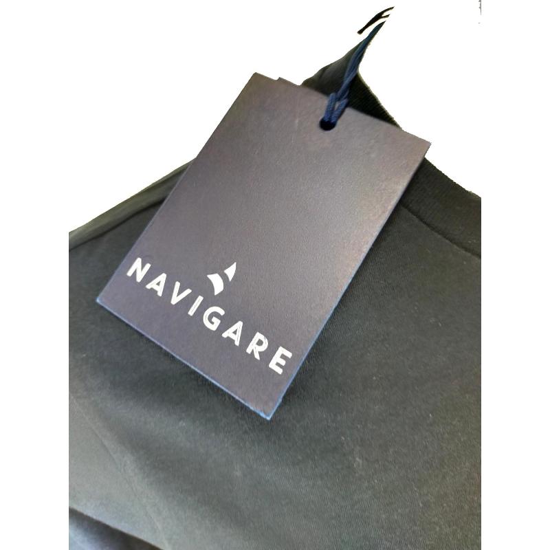 MAGLIETTA NAVIGARE MANICA CORTA PURO COTONE CON LOGO ART.NVSS223116