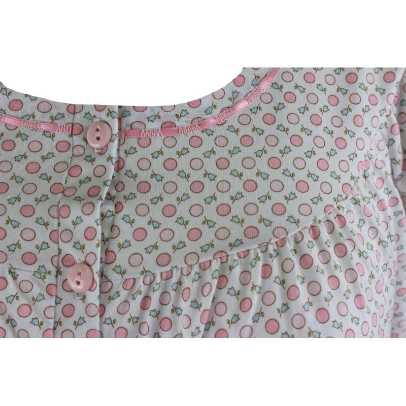 CAMICIA NOTTE LINCLALOR MANICA CORTA 100% COTONE MAGLINA TAGLIE FORTI E CALIBRATE ART.74484