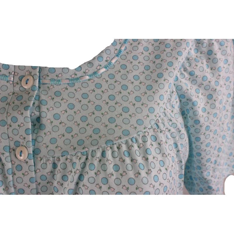 CAMICIA NOTTE LINCLALOR MANICA CORTA 100% COTONE MAGLINA TAGLIE FORTI E CALIBRATE ART.74484