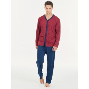 .PIGIAMA UOMO RAGNO APERTO 100% COTONE MAGLINA ART.U445N6