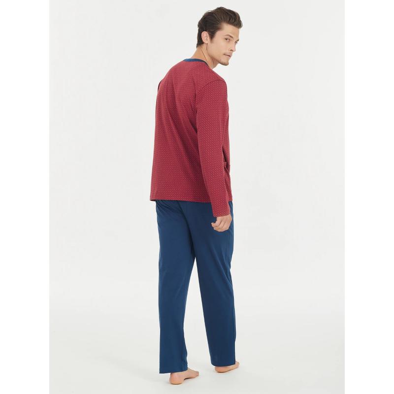 .PIGIAMA UOMO RAGNO APERTO 100% COTONE MAGLINA ART.U445N6