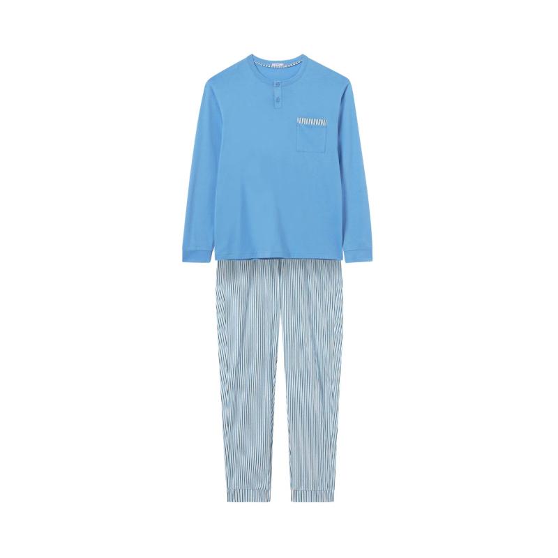 .PIGIAMA UOMO RAGNO 100% COTONE SERAFINO ART.U478N1