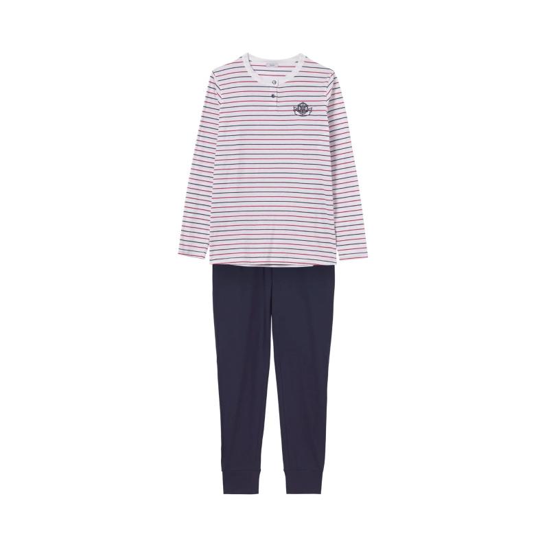 .PIGIAMA DONNA RAGNO 100% COTONE MAGLINA ART.DC49N1
