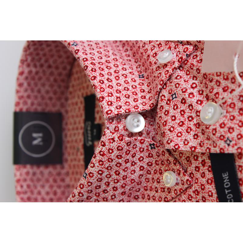 CAMICIA UOMO IN PURO COTONE MANICA CORTA TG.M-2XL 4 FANTASIE CON TASCHINO