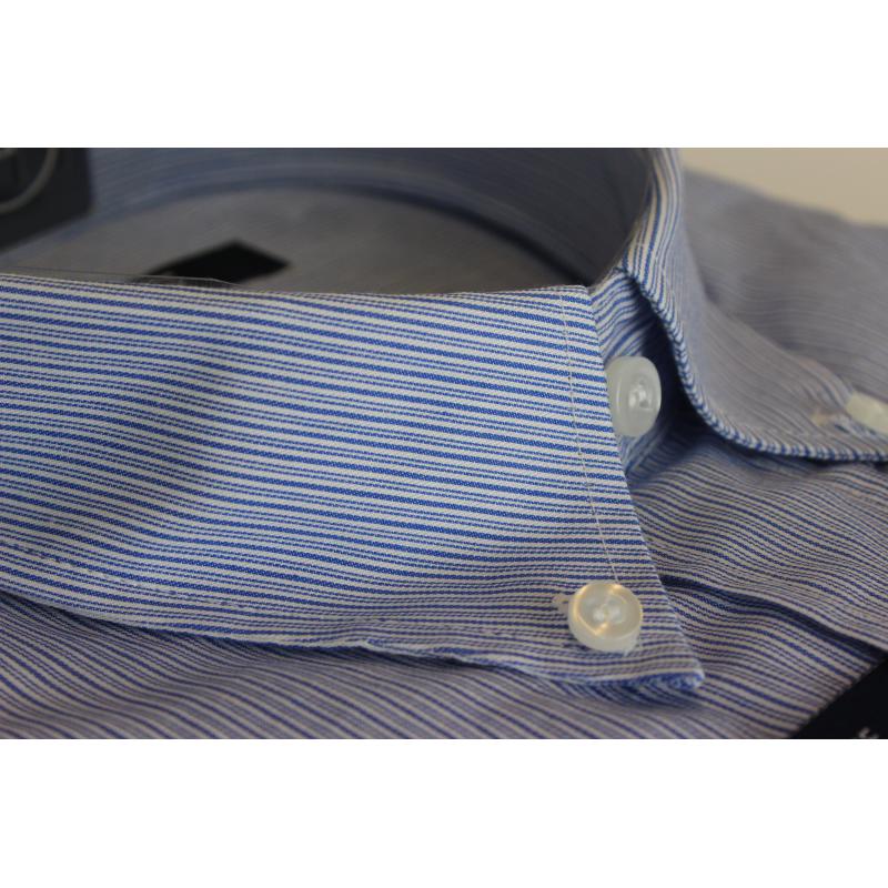 CAMICIA UOMO IN PURO COTONE MANICA CORTA TG.M-2XL 4 FANTASIE CON TASCHINO