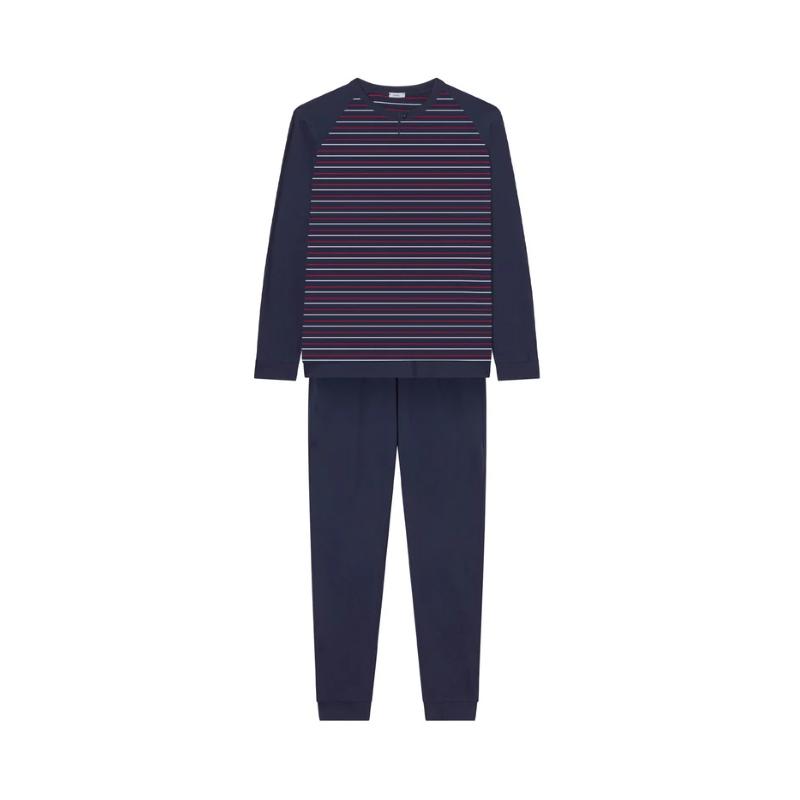 .PIGIAMA UOMO RAGNO 100% COTONE SERAFINO ART.U449N1