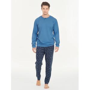 .PIGIAMA UOMO RAGNO 100% COTONE SERAFINO ART.U473N1