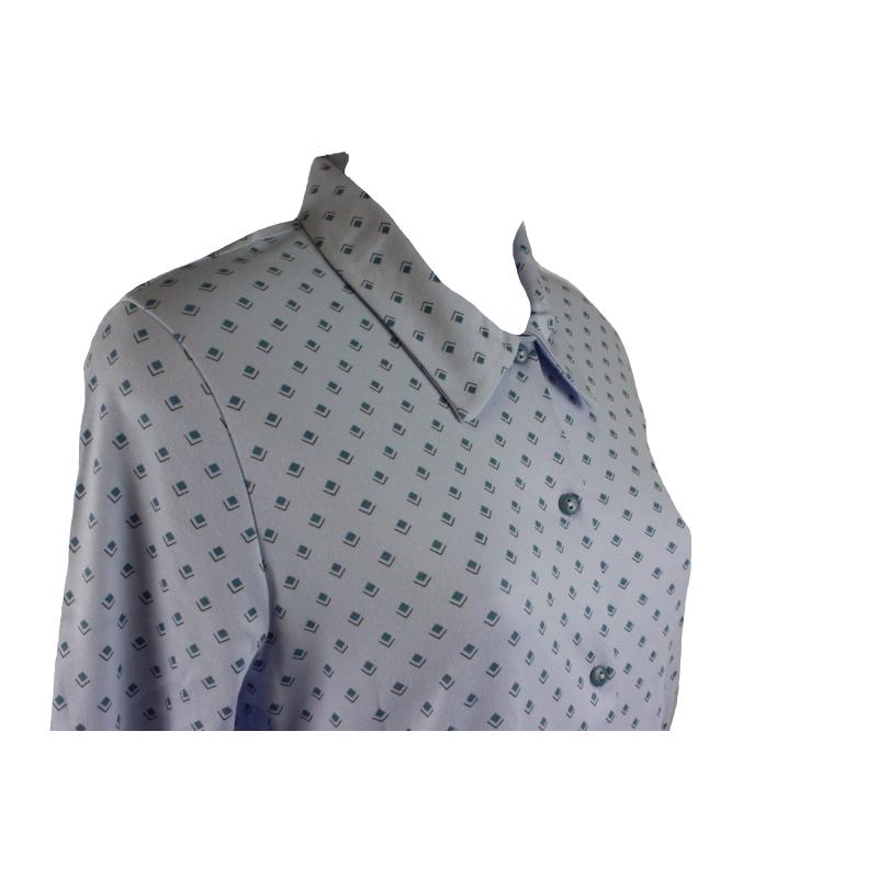 .PIGIAMA DONNA LINCLALOR CALDO COTONE INTERLOCK APERTO CON COLLO E TASCHE ANCHE TAGLIE FORTI ART..92757