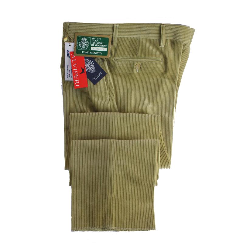 . PANTALONE UOMO VELLUTO VISCONTI DI MODRONE ELASTICIZZATO 13 COLORI ANCHE TAGLIE FORTI FINO ALLA TG.71