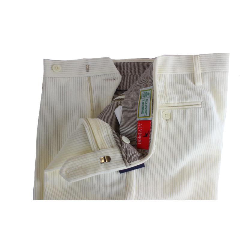. PANTALONE UOMO VELLUTO VISCONTI DI MODRONE ELASTICIZZATO 13 COLORI ANCHE TAGLIE FORTI FINO ALLA TG.71