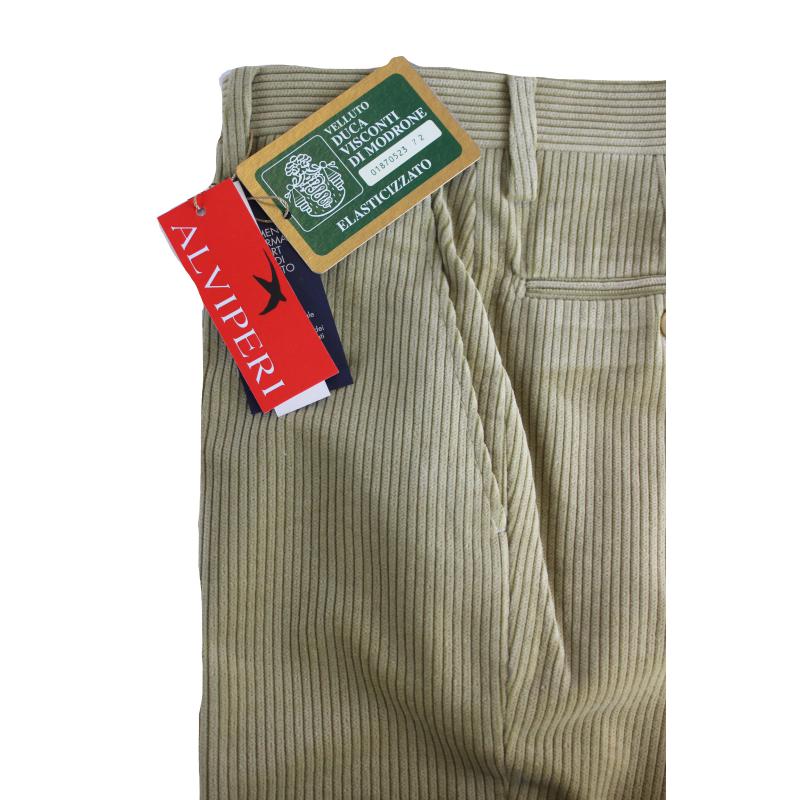 . PANTALONE UOMO VELLUTO VISCONTI DI MODRONE ELASTICIZZATO 13 COLORI ANCHE TAGLIE FORTI FINO ALLA TG.71