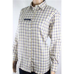 CAMICETTA FLANELLA DA DONNA 100% COTONE QUADRI TG.S-XXL VESTIBILITÀ CLASSICA 10