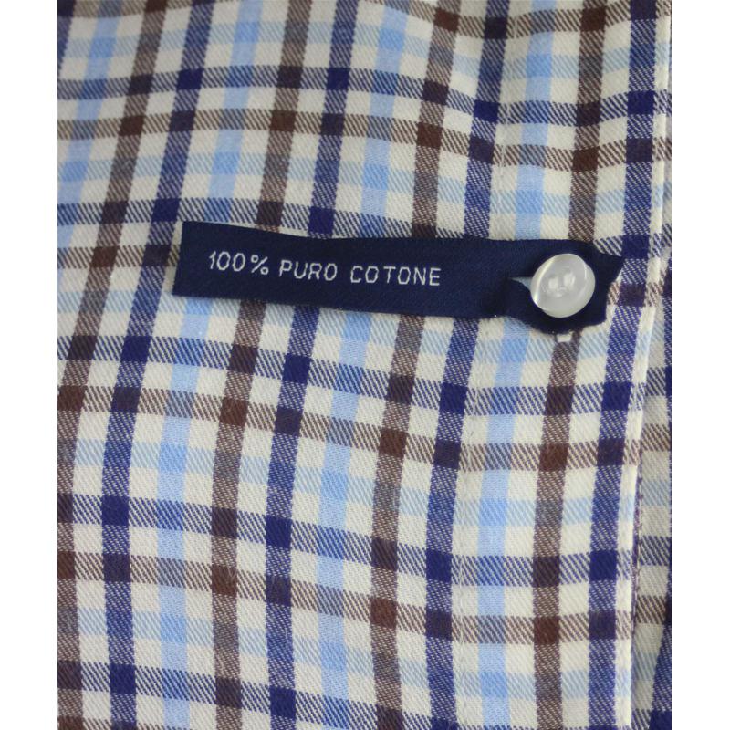 CAMICETTA FLANELLA DA DONNA 100% COTONE QUADRI TG.S-XXL VESTIBILITÀ CLASSICA 12