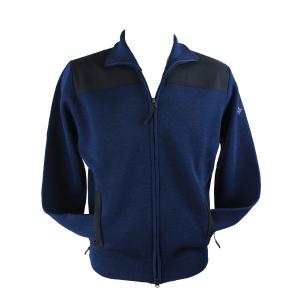 GIACCA UOMO MAGLIASTOFFA CON TASCHE COLLETTO E CERNIERA MADE IN ITALY