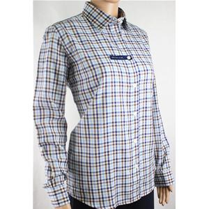 CAMICETTA FLANELLA DA DONNA 100% COTONE QUADRI TG.S-XXL VESTIBILITÀ CLASSICA 12