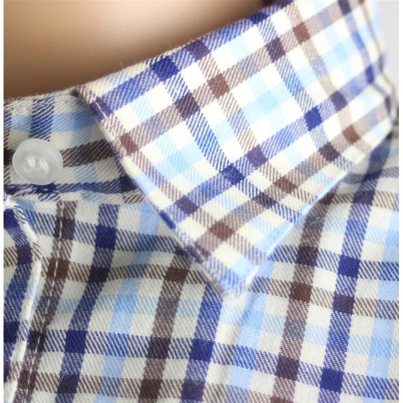 CAMICETTA FLANELLA DA DONNA 100% COTONE QUADRI TG.S-XXL VESTIBILITÀ CLASSICA 12